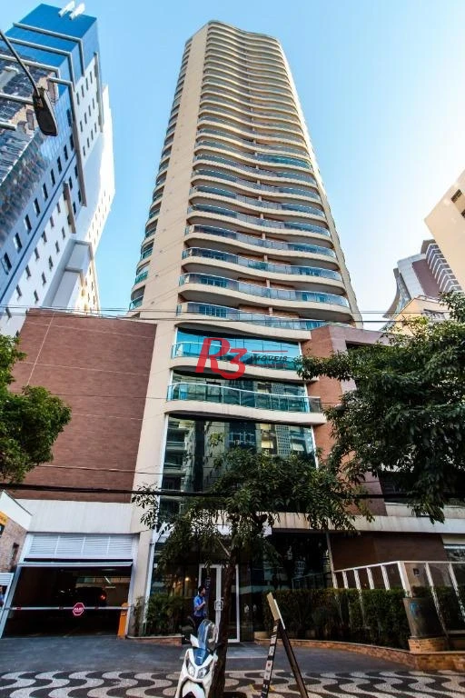 Flat com 1 dormitório para alugar, 45 m² por R$ 5.800,00/mês - José Menino - Santos/SP