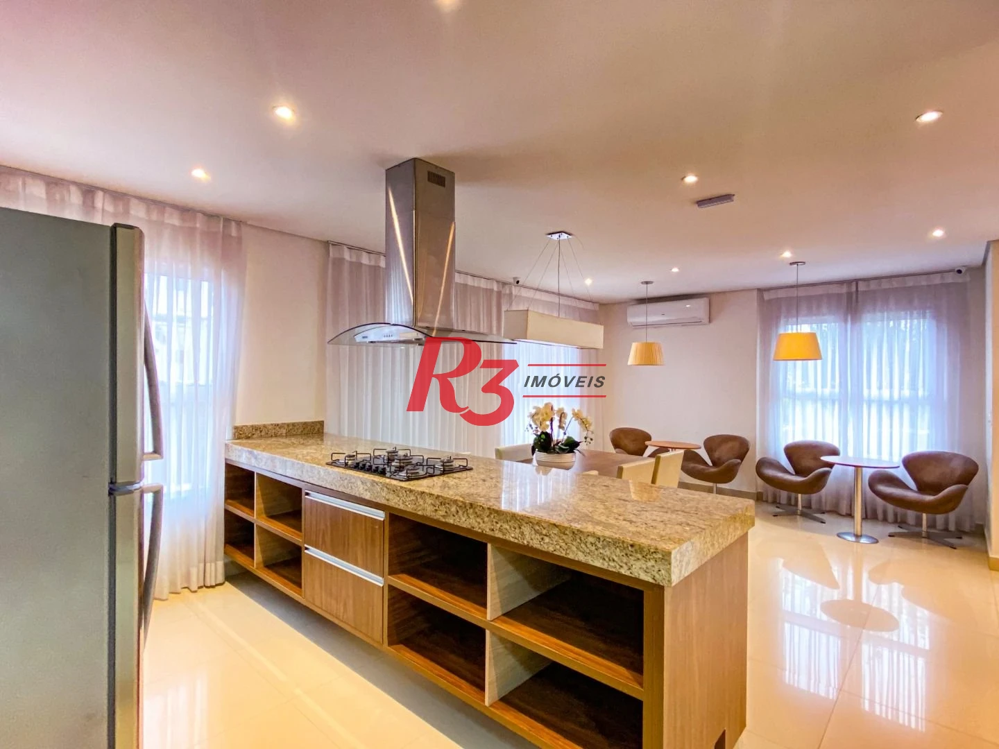Apartamento para alugar, 48 m² por R$ 5.000,00/mês - Ponta da Praia - Santos/SP