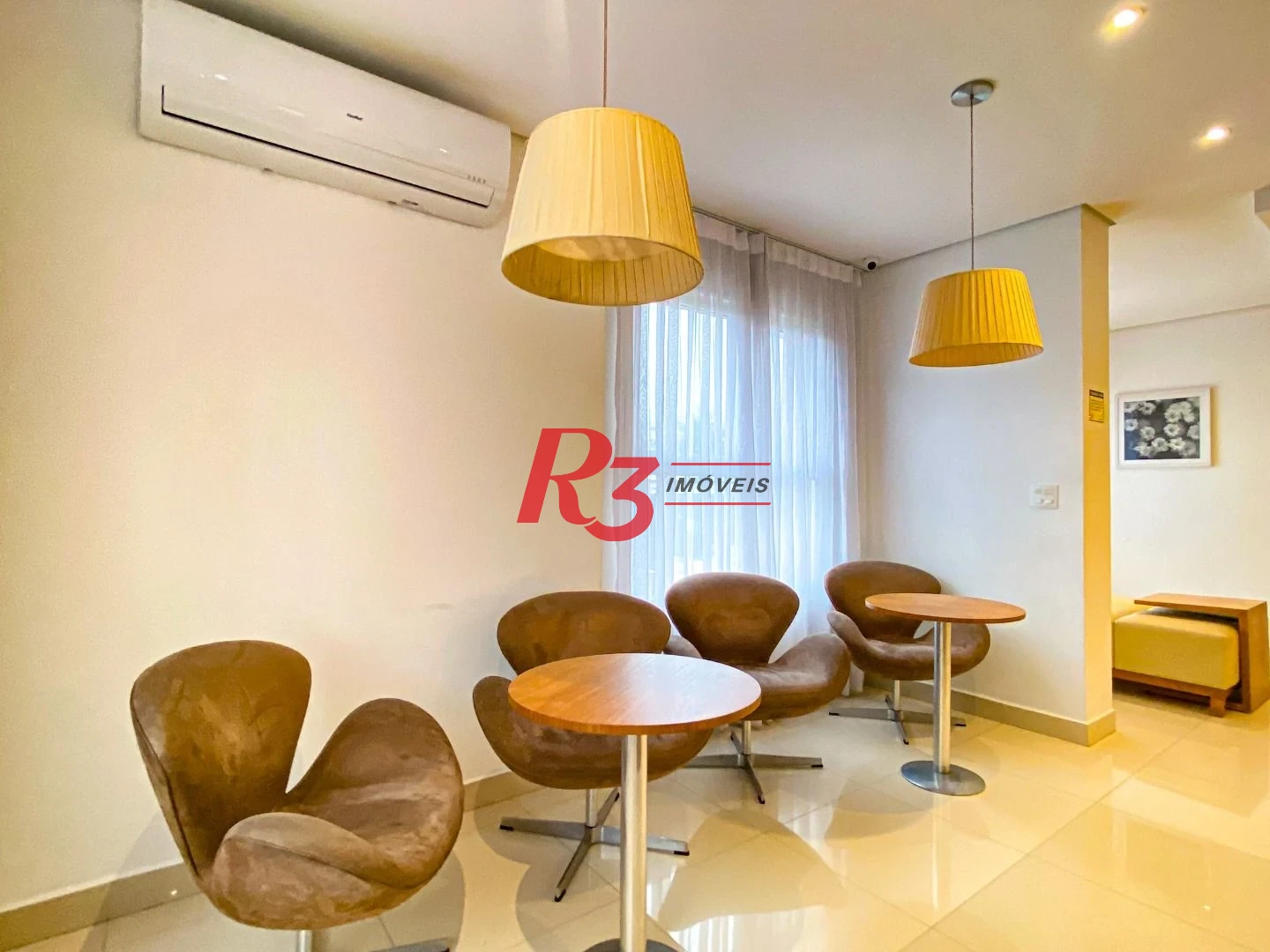 Apartamento para alugar, 48 m² por R$ 5.000,00/mês - Ponta da Praia - Santos/SP