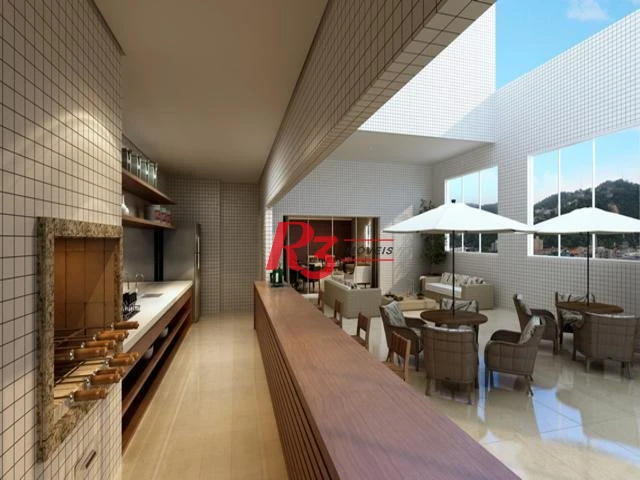 Apartamento com 1 dormitório à venda, 64 m² por R$ 549.000,00 - José Menino - Santos/SP