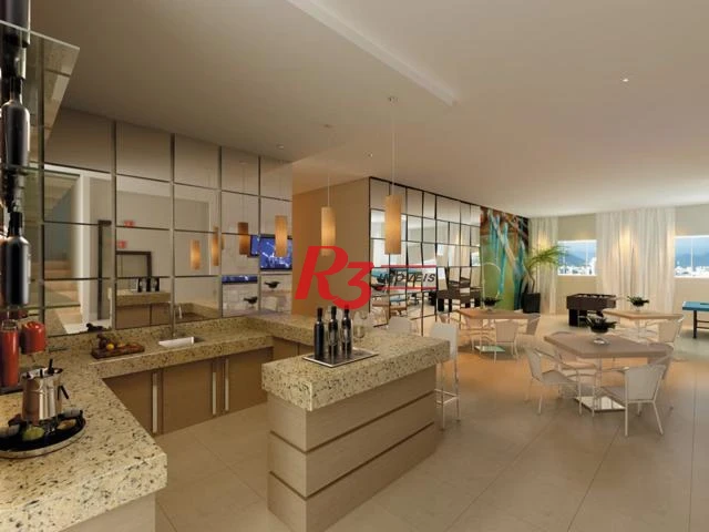 Apartamento com 1 dormitório à venda, 64 m² por R$ 549.000,00 - José Menino - Santos/SP